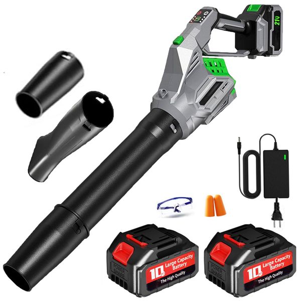21V Cordless Dust/Leaf/Snow &amp; Blower Kit- 2 Batteries &amp; Charger &amp; Pipes