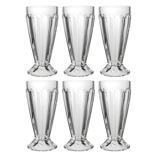 Regent Soda/Milkshake Glass 6 Pack, 400Ml (185X85Mm Dia)
