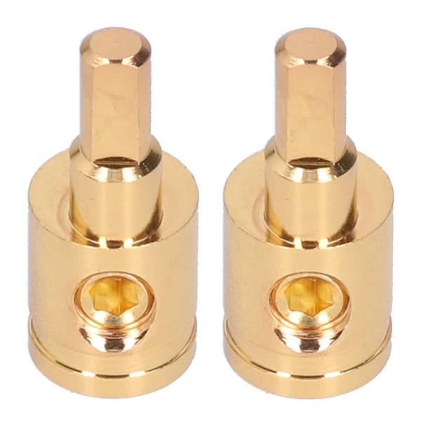 Power Wire Reducer 0Ga Pure Copper Gold Plated Compatible with Universal