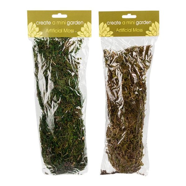 Bulk Pack x 8 Atrificial Flower Mini Moss 40g