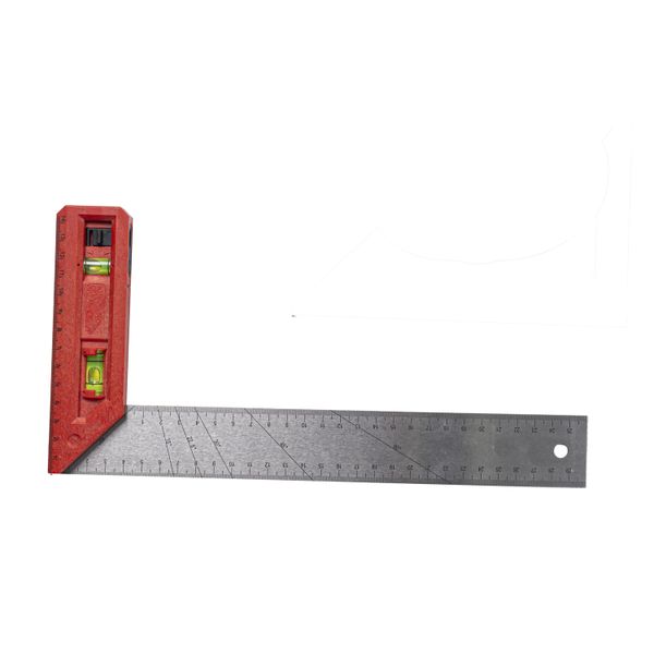 Tork Craft - Try Square - Level and Plumb Vial - 300mm x 150mm - 2 Pack