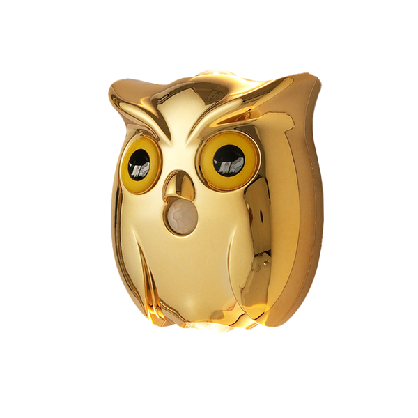 Owl Night Light, Cute Kids Nursery Lamp with Warm Gentle Glow