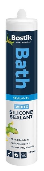 Bostik Bath Silicone White - 280ml