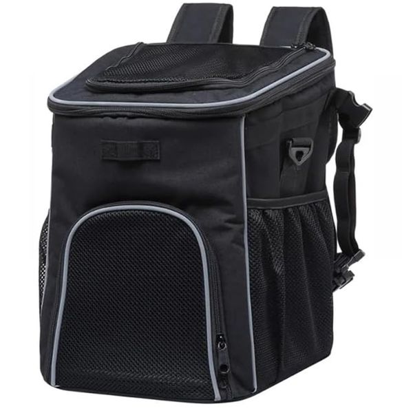 Dog Bike Basket Bag Expandable Foldable Easy Installation Dog Backpack