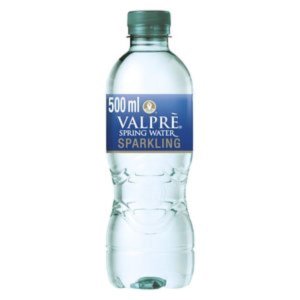 Valpre Sparkling Water 12 Pack - 500ml Carbonate, Natural Spring Water