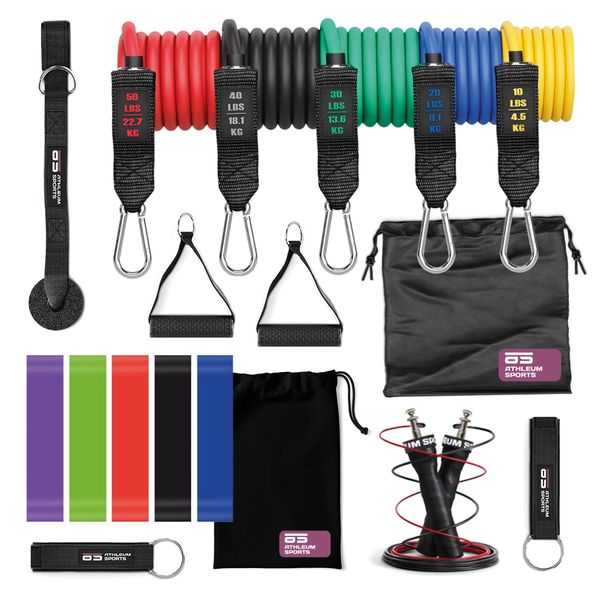 Athleum Sports Home Workout Kit - 18 Pieces