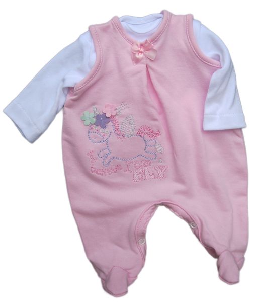 Baby Doll Dungaree and Shirt Set