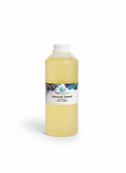 1L 100% Pure Cold-Pressed Sweet Almond Oil- Best for Massage and Skin