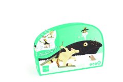 Scratch Europe Contour Puzzle - 60 Pieces Whale