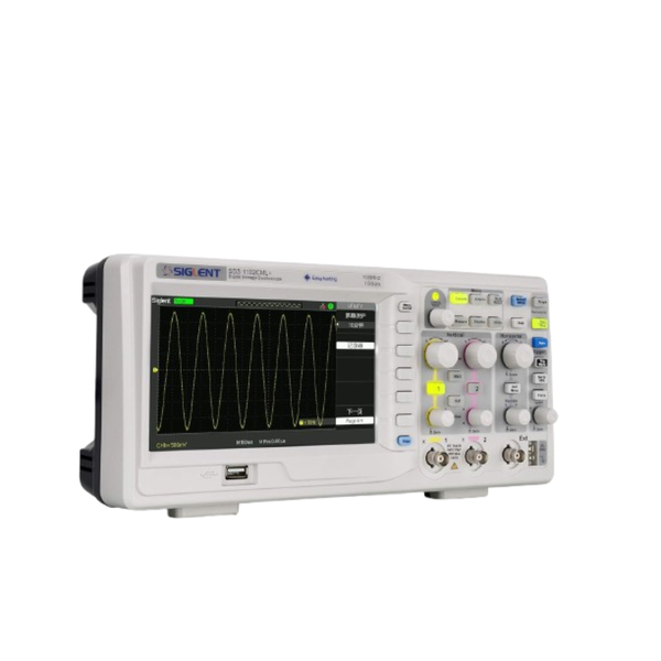 Siglent SDS1102CML+ Digital Oscilloscope 100MHz 1GSa/s 2CH+EXT 7" TFT LCD