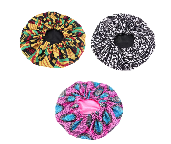3 Pack Satin-lined Bonnets