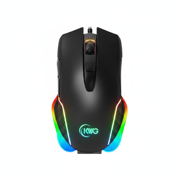 KWG RGB Gaming Mouse with 12,000 DPI and Ergonomic Design