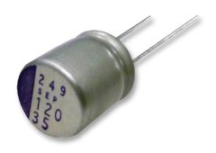 Panasonic (6SEPC560MW) Polymer Aluminium Electrolytic Capacitor, 560 µF