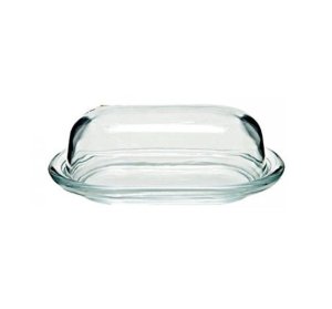 Butter Dish 131x198x44.5mm Glass Basic 98402