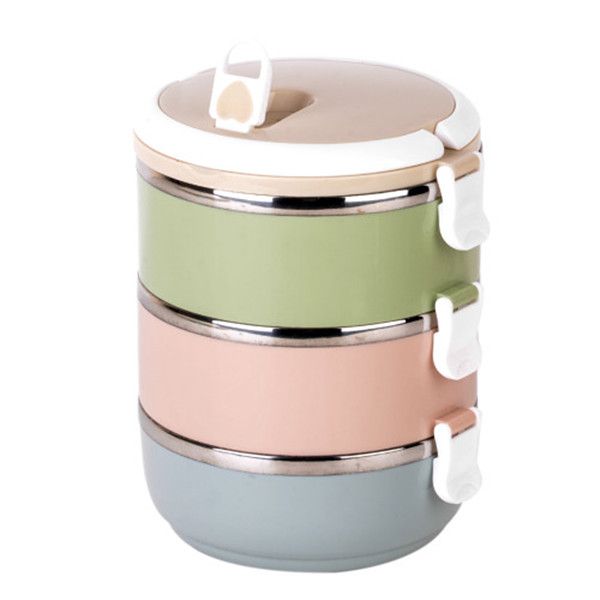 Stainless Steel Thermal Insulated 3 Layer Lunch Box