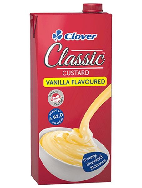 Clover Classic Custard Vanilla - 3 x 1L