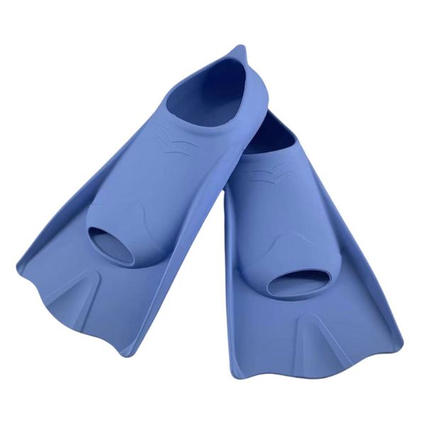 Youth Silicone Swim Fins for Freestyle Training and Snorkeling - Black