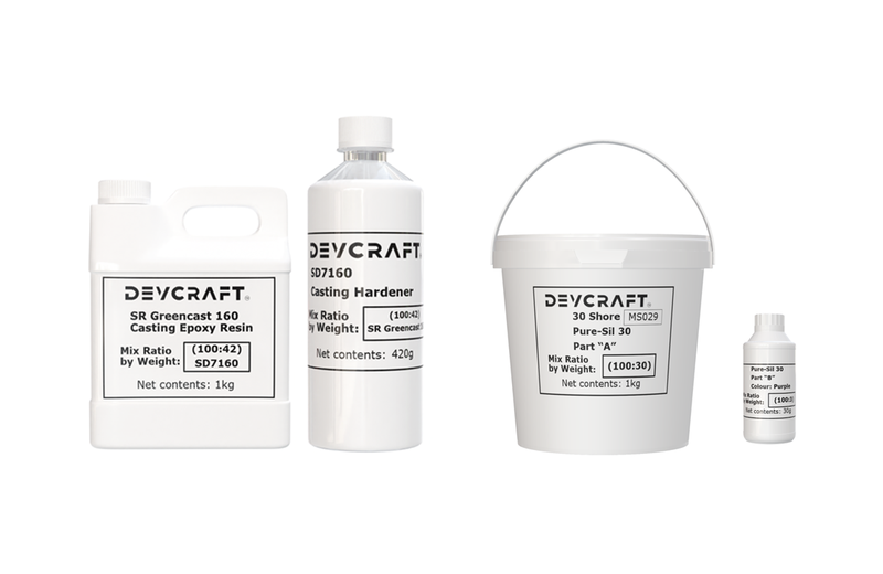 Clear Resin Epoxy &amp; Silcone Combo
