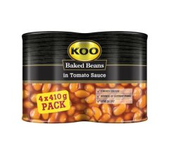 KOO Baked Beans In Tomato Sauce 12 x 410g