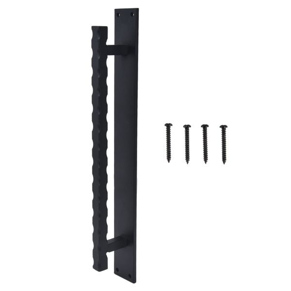 Heavy-Duty Carbon Steel Barn Handle for Gates, Sheds and Cabinets