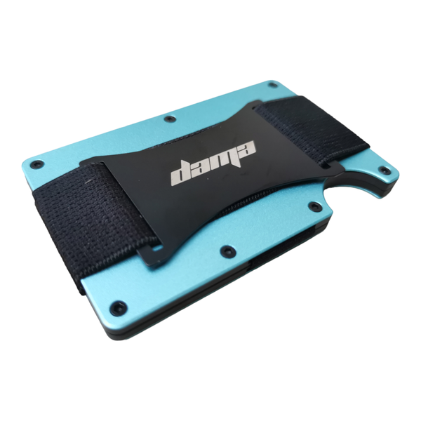 DAMA Minimalist Wallets Aluminium Card Holder &amp; Money Clip - RFID Blocking