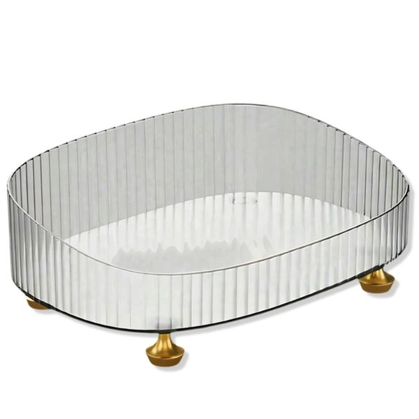 Crystal Glow Elegance Cosmetic &amp; Perfume Storage Organizer - 1 Layer