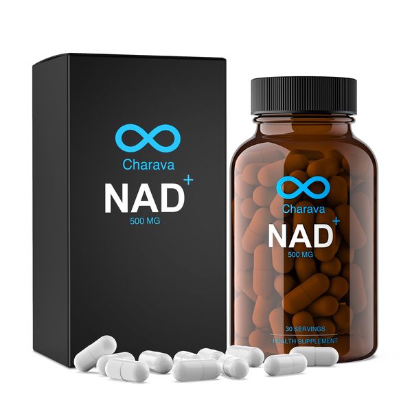 Charava - NAD+ 500mg Nicotinamide Adenine Dinucleotide - Longevity