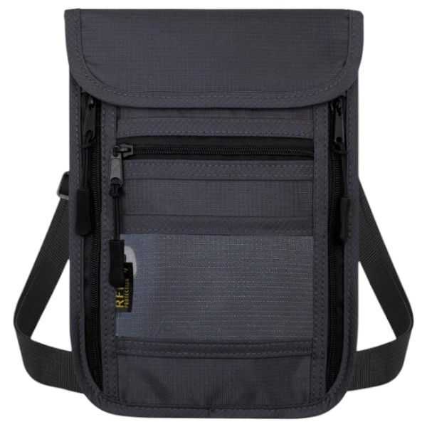 Multifunctional Travel Bag With 7 Pockets &amp; RFID Blocking Technology - Grey