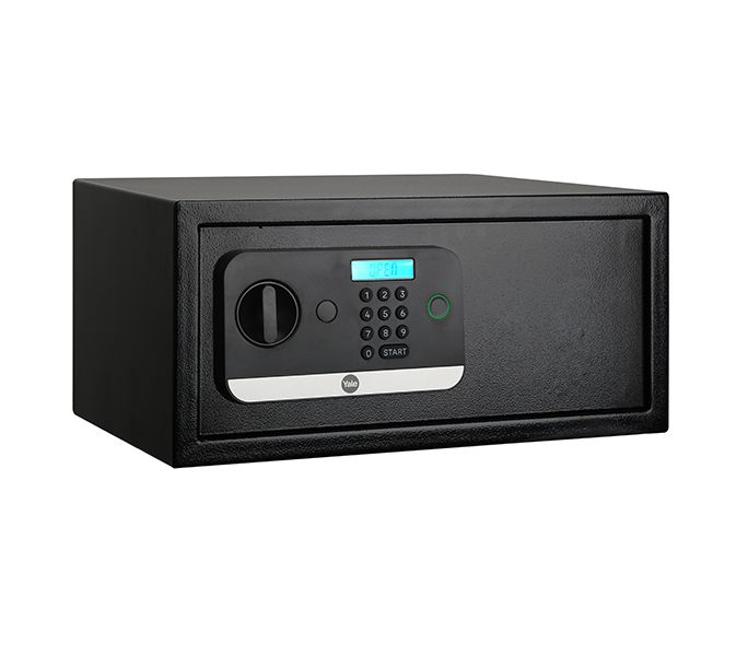 Yale Stellar Fingerprint Access Safe with Keypad and Mechanical Key- Laptop