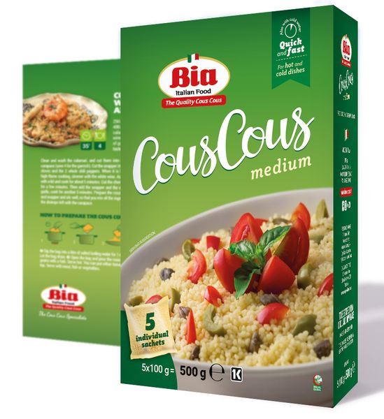 Bacchini - Couscous Boil in Bag 5 x 100g