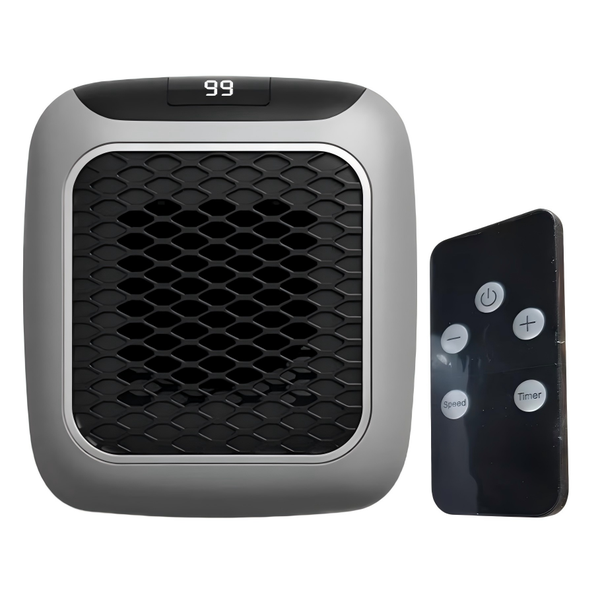 IPSTYLE Mini Heater 800W Fast Heating Plug In Heater with Remote Control