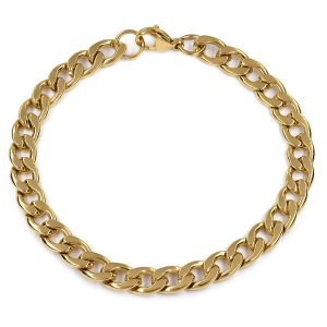 Xcalibur Stainless Steel 21cm Curb Bracelet