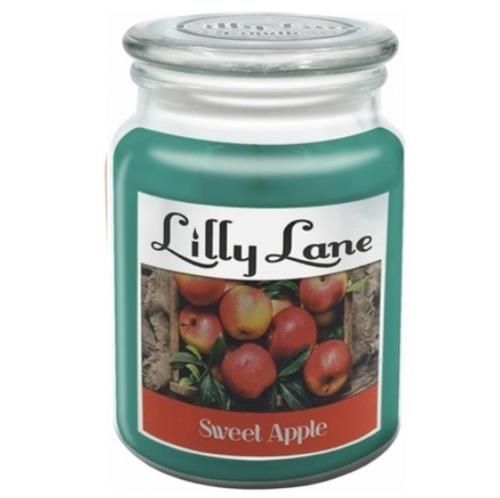 Lilly Lane Sweet Apple Scented Candle Large Glass Jar