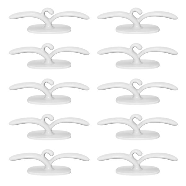 Kitchen Wire Winder Household Wire Organizer Plug Hook Holder White