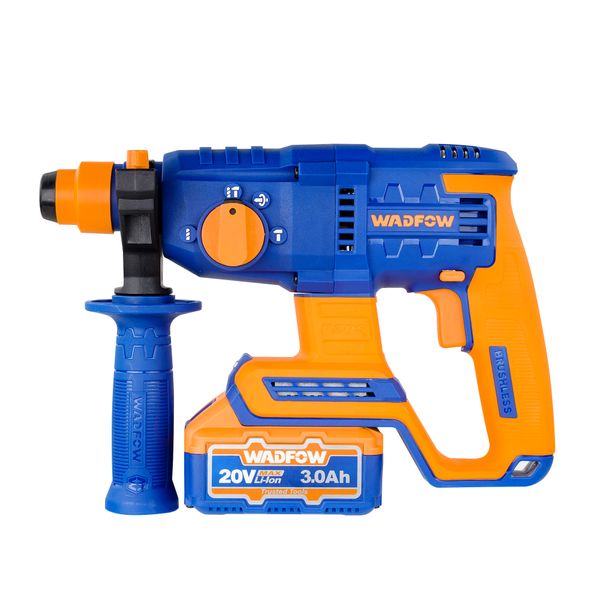 Wadfow Cordless Rotary Hammer Drill Kit 20V P20S