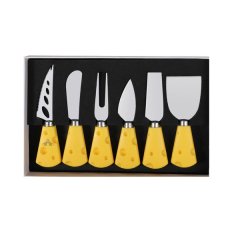 6 Pieces Cheese Knives Set