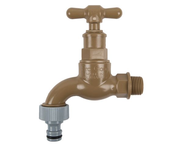 Pro-Close Garden Tap - 15mm X 3/4