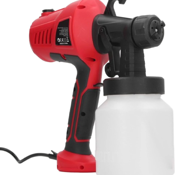 Red Spray Gun