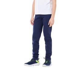 Domyos Boys' Warm Brushed Jersey Jogging Bottoms - Navy