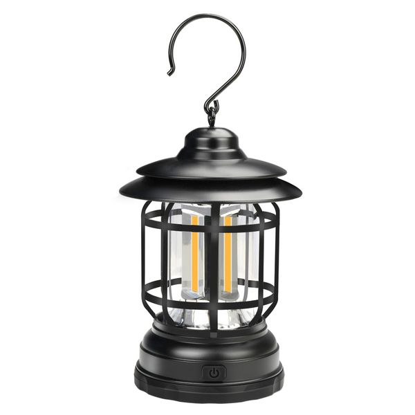 Retro USB Charging Outdoor Camping Tent Lights Hanging Camping Lantern