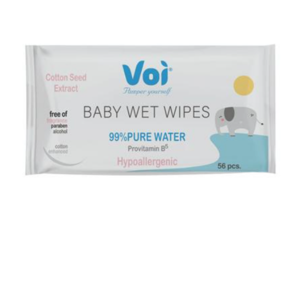 Voi - 56 Pack Baby Wet Wipes - Pack Of 2