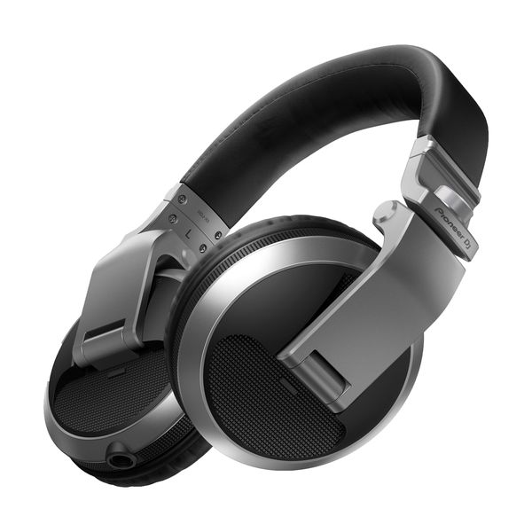 Pioneer DJ HDJ-X5-S - Professional Over-Ear DJ Headphones (Silver)
