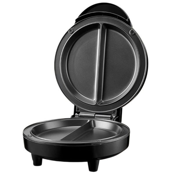 Dual-Zone Electric Omelette Maker with Nonstick Plates