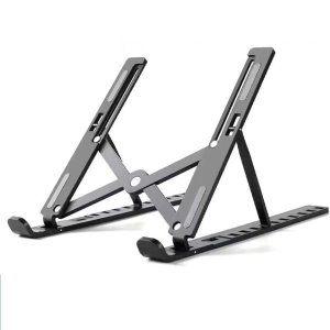 10 Level Adjustable Laptop Stand Holder for Desk Foldable Notebook PC Riser
