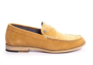 Enrico Coveri- Men's Suede Mocassino V1.0 - Tan