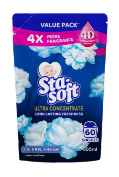 Sta-soft Ultra Concentrate Ocean Fresh Fabric Softener 800ml