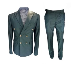 Mens 2 Piece Suit Double Breasted