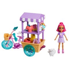 Polly Pocket Treats &amp; Trends Bicycle Cart