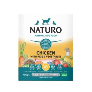 Naturo - Adult Dog Chicken with Rice and Vegetables 400g
