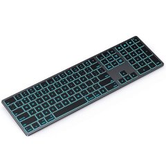 Ultra Slim Rechargeable Bluetooth Keyboard - Black